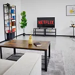 Niro I Design Penthouse Apartment, Elegant, Gemuetlich, Dachterrasse, Tv Weinheim