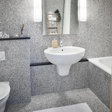 Niro I Design Penthouse Apartment, Elegant, Gemuetlich, Dachterrasse, Tv * Weinheim