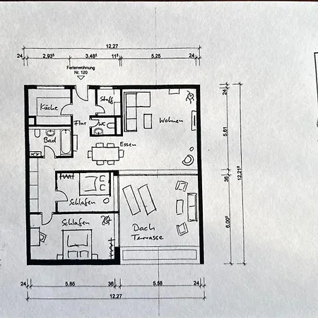 Appartamento Niro I Design Penthouse Apartment, Elegant, Gemuetlich, Dachterrasse, Tv *